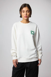 SUDADERA NATURE BLANCO ROTO