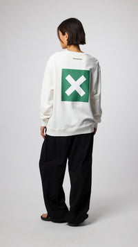 SUDADERA NATURE BLANCO ROTO