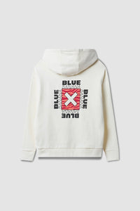 SUDADERA CON CAPUCHA FOAM BLANCO ROTO