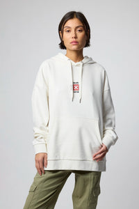 SUDADERA CON CAPUCHA FOAM BLANCO ROTO