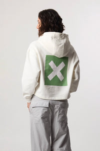 SUDADERA CON CAPUCHA MUJER NATURE BLANCO ROTO