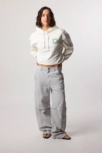 SUDADERA CON CAPUCHA MUJER NATURE BLANCO ROTO