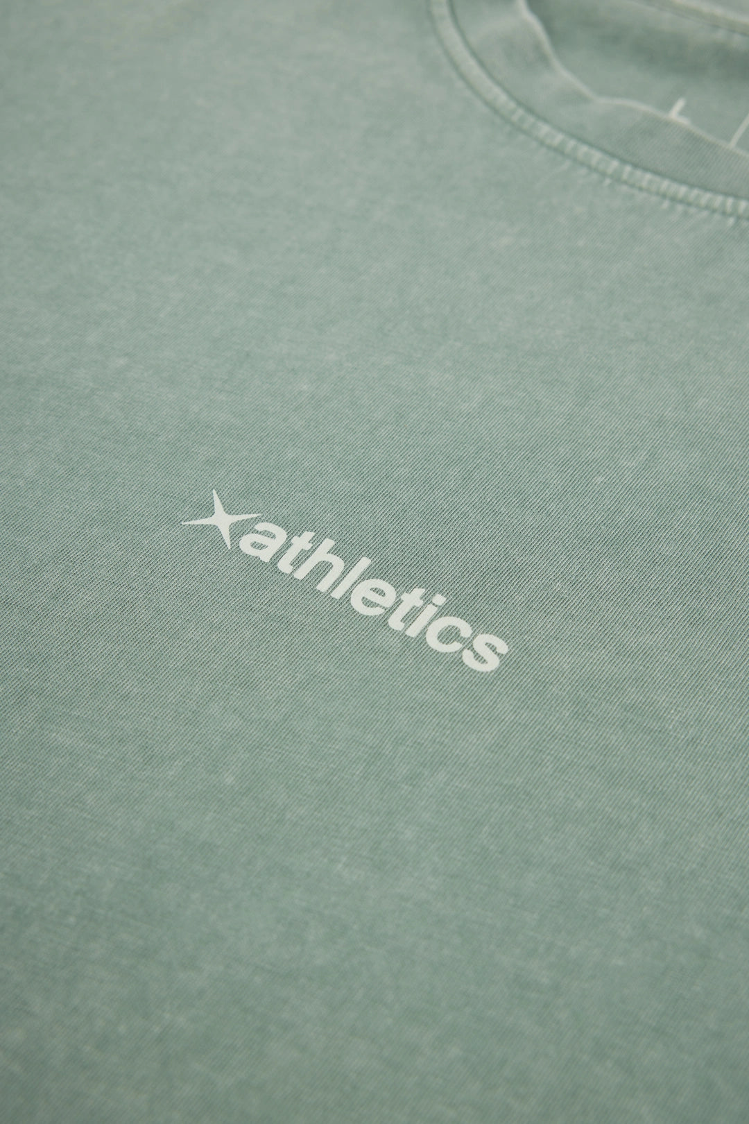 OLIVE GREEN WORLD WASHED LS TEE