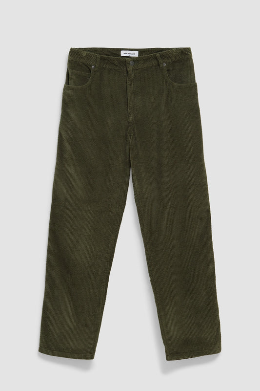 OLIVE GREEN CORD STRAIGHT PANT