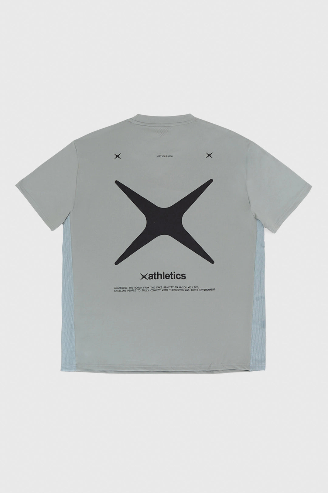 OLIVE GREEN CROSS TEE