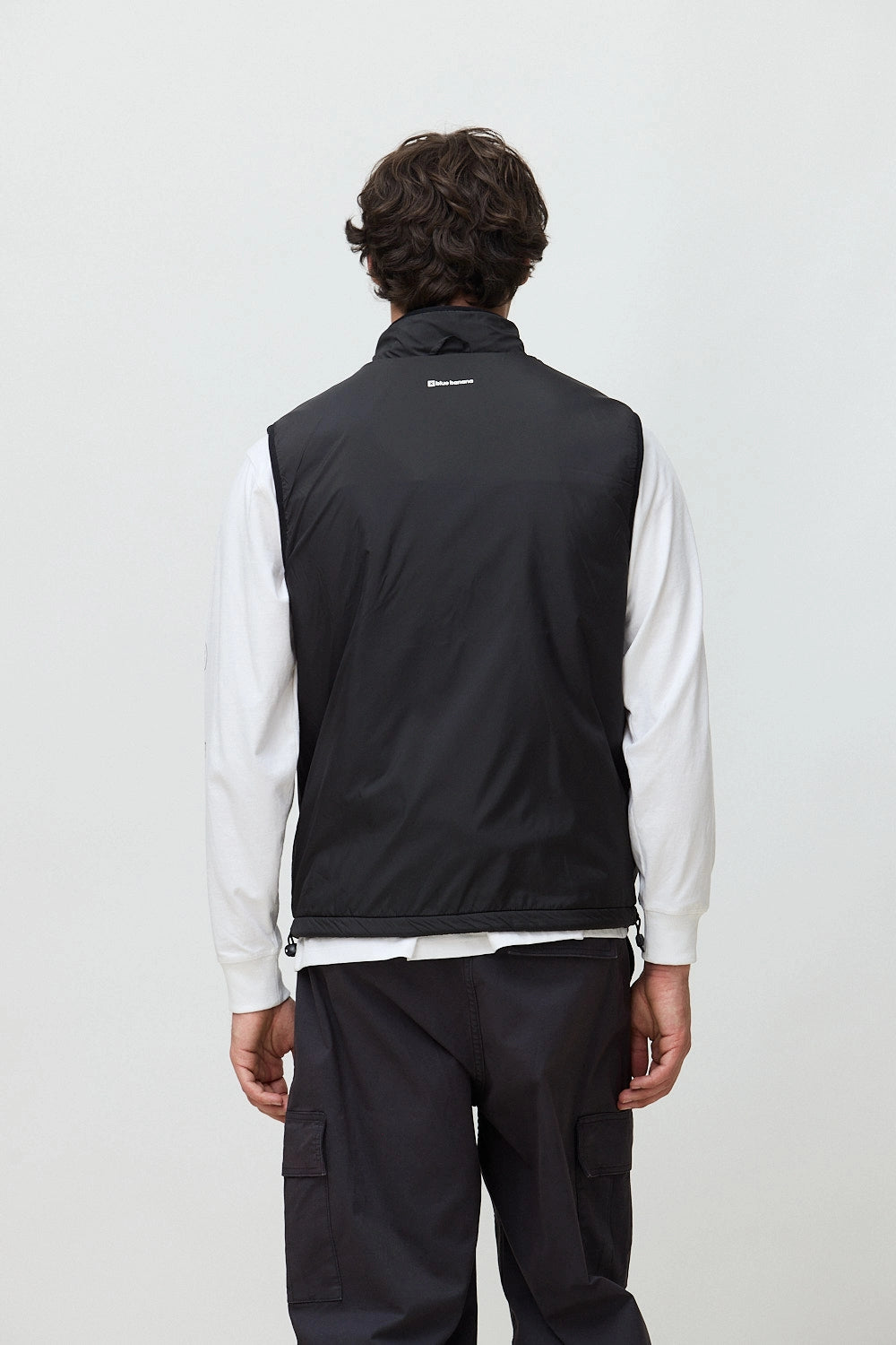 OLIVE GREEN ROPE FLEECE VEST