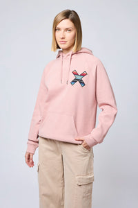 SUDADERA CON CAPUCHA CLASSIC PEACH