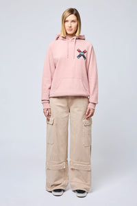 SUDADERA CON CAPUCHA CLASSIC PEACH