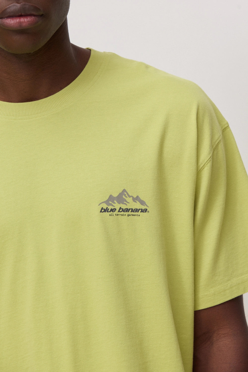 LIME GREEN PEAK TEE