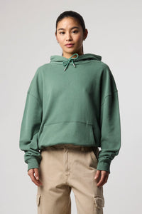 SUDADERA CON CAPUCHA BONFIRE PINE GREEN