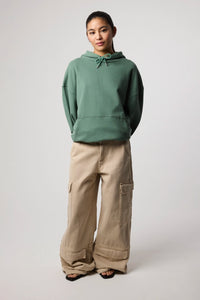 SUDADERA CON CAPUCHA BONFIRE PINE GREEN