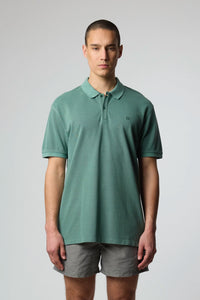 PINE GREEN ICONIC POLO