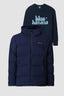 PACK PUFFER PARKA NEST AZUL MARINO + JERSEY DE PUNTO SHELTER AZUL MARINO