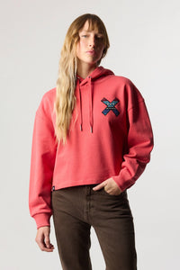 RED CLASSIC WOMAN HOODIE