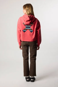RED CLASSIC WOMAN HOODIE