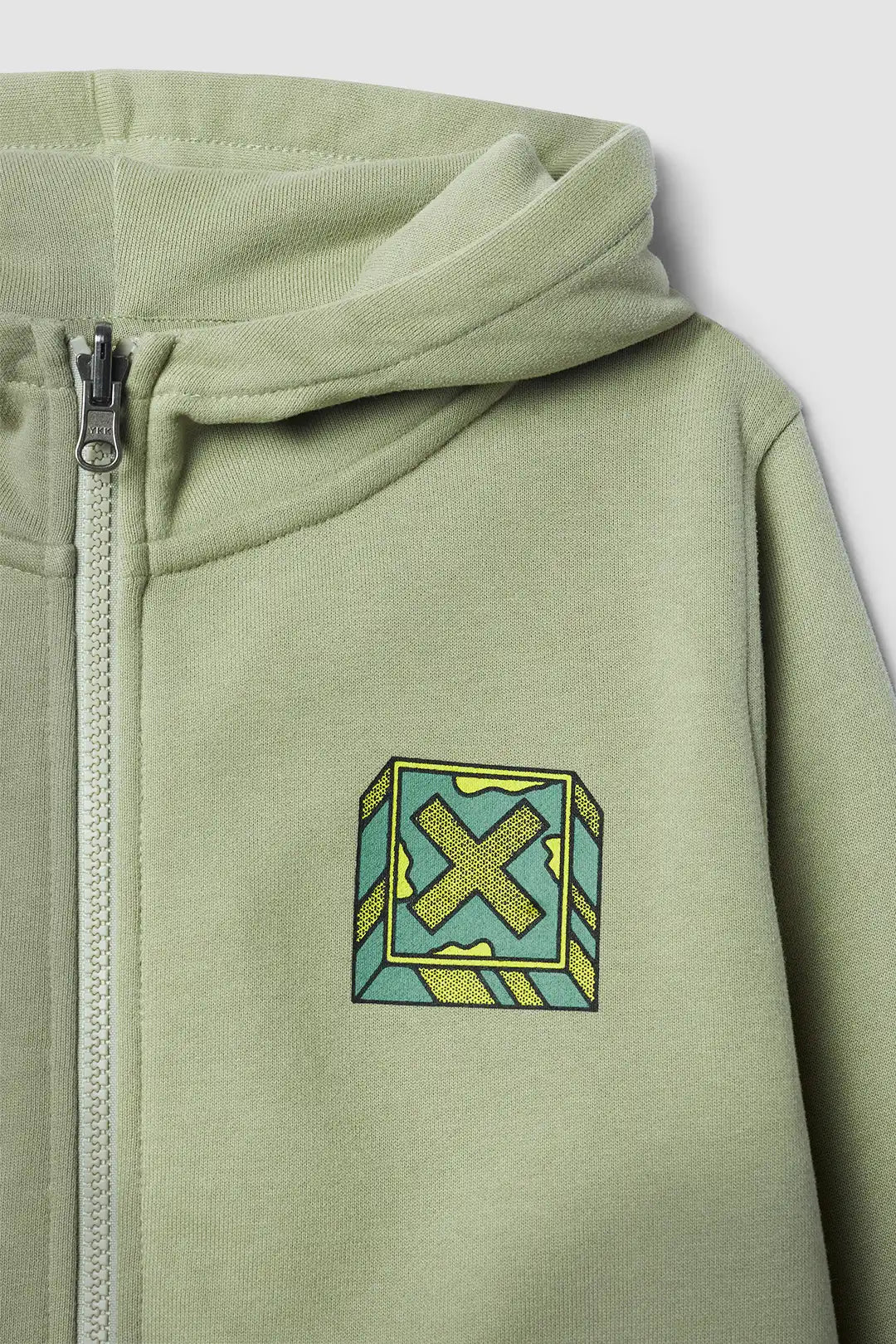 SAGE FONT KIDS FULL ZIP HOODIE