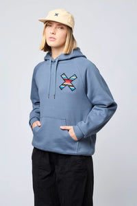 SUDADERA CON CAPUCHA CLASSIC SKY BLUE