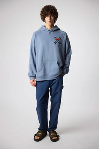 SUDADERA CON CAPUCHA CLASSIC SKY BLUE