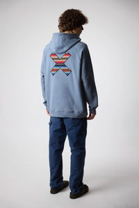 SUDADERA CON CAPUCHA CLASSIC SKY BLUE