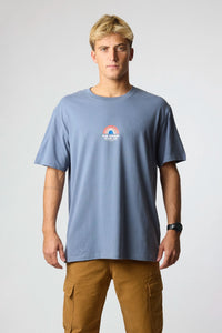 SKY BLUE RAINBOW TEE