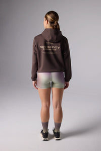 SOLID BROWN NON-GRAVITY HOODIE