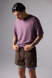 SOLID BROWN TRAIL SHORTS