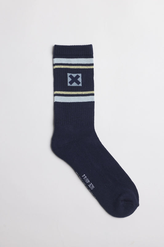 NAVY STRIPES SOCKS