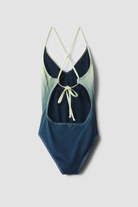 FADE NAVY CRINKLE WOMAN SWIMSUIT