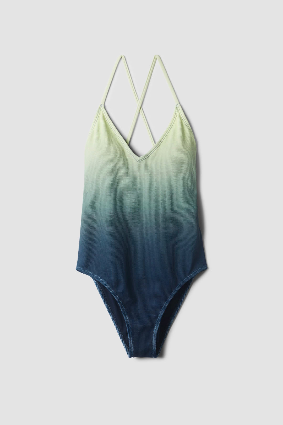 FADE NAVY CRINKLE WOMAN SWIMSUIT