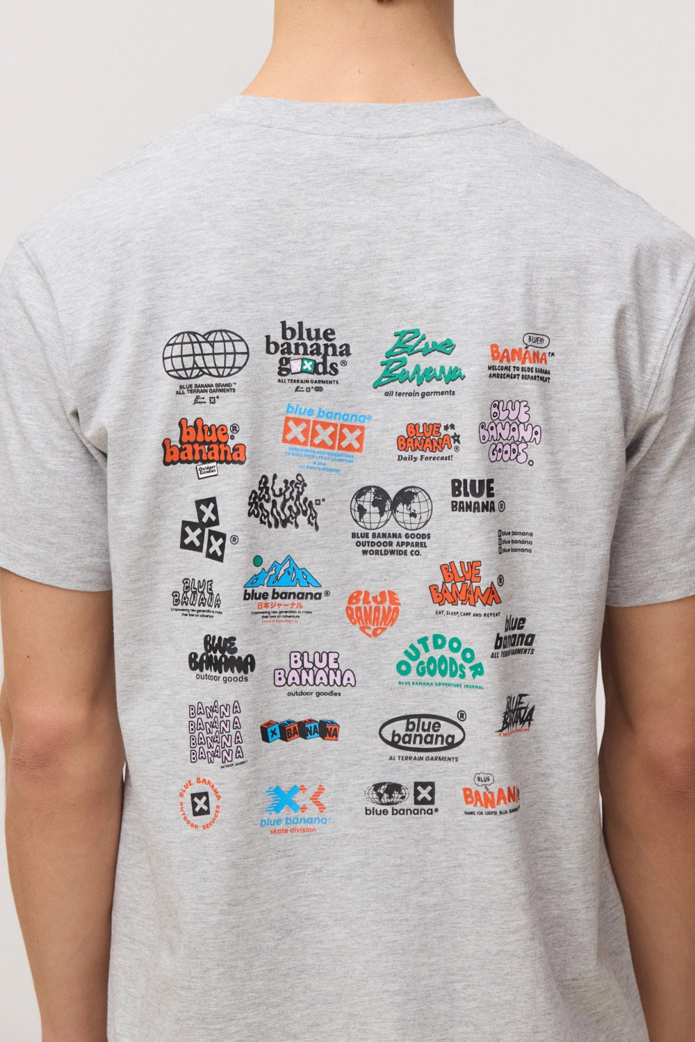 GREY MELANGE TEN TEE