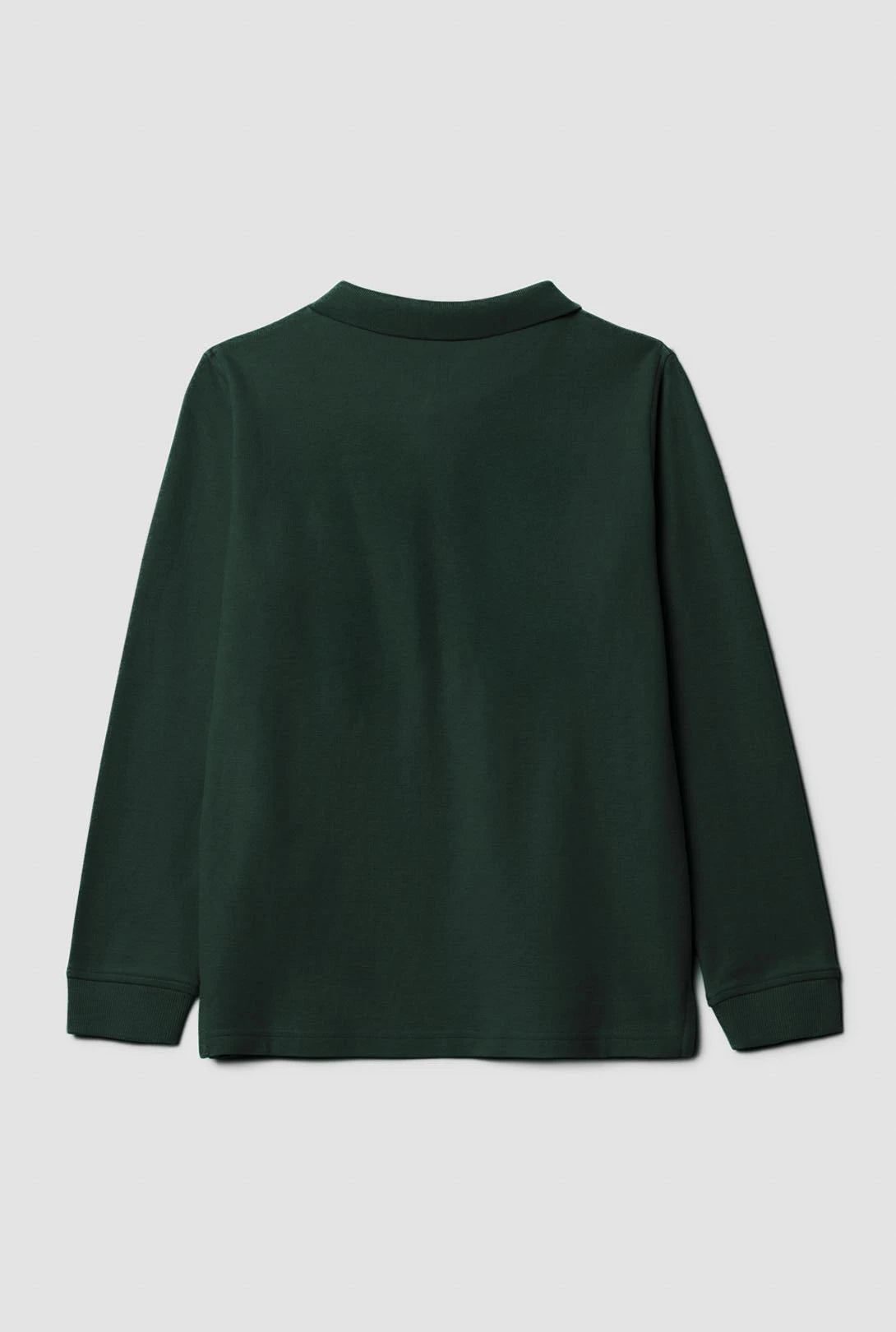 TREKKING GREEN NATURE KIDS LONG SLEEVE POLO