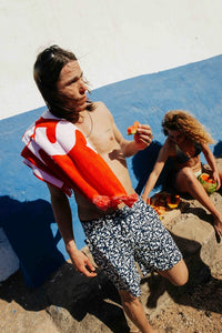 NAVY BUBBLE BOARDSHORTS