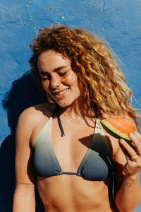 FADE NAVY CRINKLE WOMAN BIKINI