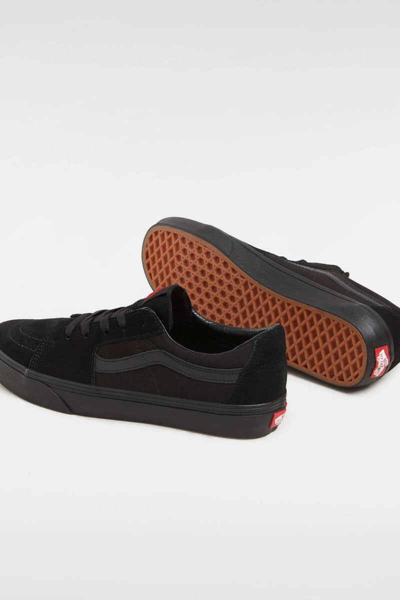 BLACK SK8-LOW VANS SNEAKERS
