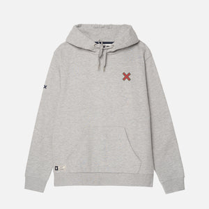 GREY MELANGE VIBE HOODIE