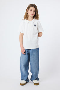 WHITE NATURE KIDS POLO