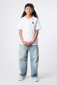 WHITE NATURE KIDS POLO