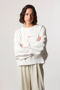 SUDADERA MUJER CLEAN BLANCA