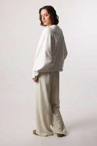 SUDADERA MUJER CLEAN BLANCA