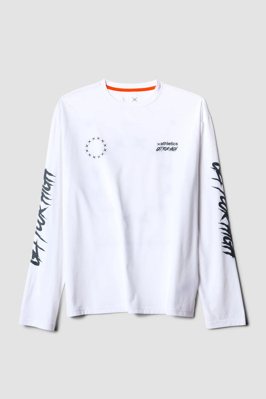 WHITE CLUB LS TEE