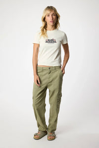 CAMISETA MUJER HARDY CREMA