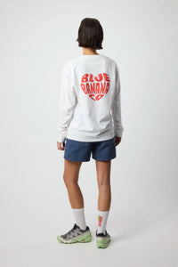 WHITE HEART LS TEE