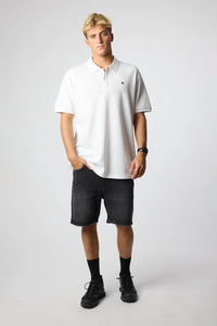POLO PATCH BLANCO