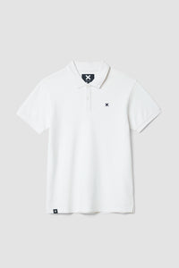 POLO PATCH BLANCO