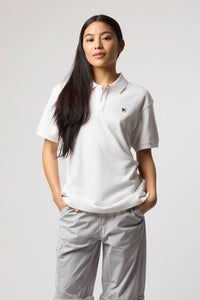 POLO PATCH BLANCO
