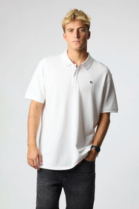 POLO PATCH BLANCO