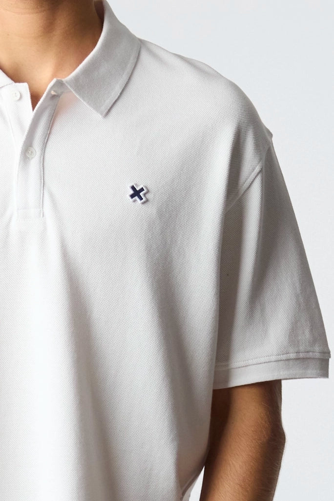 WHITE PATCH POLO