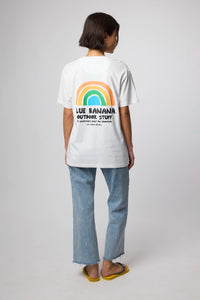 CAMISETA RAINBOW BLANCA