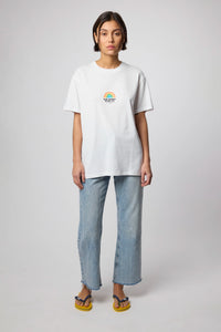 CAMISETA RAINBOW BLANCA