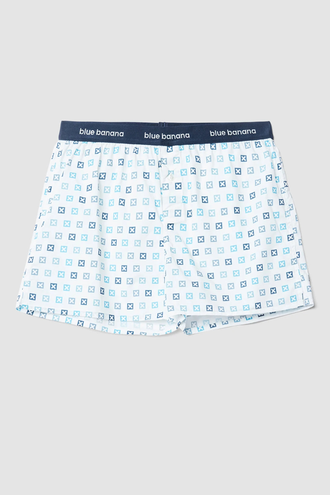 WHITE SQUARE BOXERS
